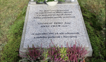 2022 Forbasy - spomienka na poľských hrdinov a odhalenie pamätnej tabule